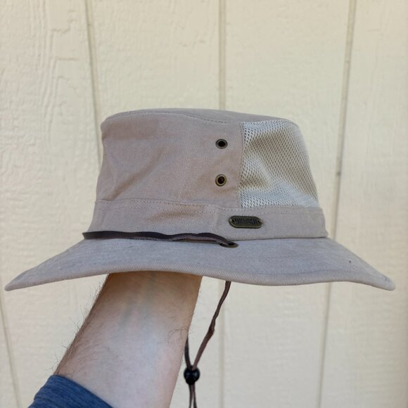 Duluth Trading Crusher Outback Hat Men's Large Tan Outdoor Safari Packable - Picture 3 of 9